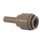 Steckverbinder mit Steckstutzen, vergrößernd, gerade Ausführung, Schlauch Ø 1/2 Zoll, Stutzen Ø 3/8 Zoll, POM, Trinkwasser Zulassung, John Guest PI131216S