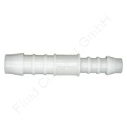 Gerader Schlauchverbinder/Schlauchverbindungsrohr mit Stutzen, reduzierend, Schlauch Ø 10mm auf 6mm, POM, Nenndruck 10 bar