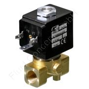 2/2-Wege Hochdruck Magnetventil, G 1/4 Zoll, stromlos geschlossen N.C., direkt betätigt, Messing, 24V/AC, 100 bar, PTFE-Dichtung, Nennweite 1.2mm, Spulenklasse H 2/2-Wege Hochdruck Magnetventil, G 1/4 Zoll, stromlos geschlossen N.C., direkt betätigt, Messing, 24V/AC, 100 bar, PTFE-Dichtung, Nennweite 1.2mm, Spulenklasse H