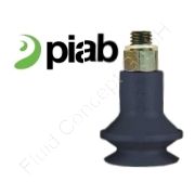 Piab Saugnapf/Greifer Gummiteil B15, Balgsauggreifer rund für heiße Materialien, HNBR, Durchmesser Ø15.7mm, mit 1½ Falten, 1.5-fach