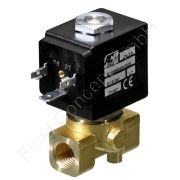 2/2-Wege Hochdruck Magnetventil, G 1/4 Zoll, stromlos geschlossen N.C., direkt betätigt, Messing, 230V/AC, 100 bar, PTFE-Dichtung, -10°C bis +180°C, Nennweite 1.2mm, Spulenklasse H 2/2-Wege Hochdruck Magnetventil, G 1/4 Zoll, stromlos geschlossen N.C., direkt betätigt, Messing, 230V/AC, 100 bar, PTFE-Dichtung, -10°C bis +180°C, Nennweite 1.2mm, Spulenklasse H