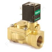 2/2-Wege Magnetventil, G 1 Zoll, stromlos geöffnet N.O., vorgesteuert, Messing, 110-120V/AC, 0.35-10 bar, FKM-Dichtung, 0°C bis +130°C, Nennweite 24mm