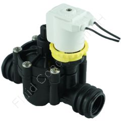 2/2-Wege Bewässerungs-Ventil, G 1 Zoll, stromlos geschlossen N.C., vorgesteuert, Nylon/Kunststoff, 24V/DC, 0.5-10 bar, NBR-Dichtung, 0°C bis +60°C, Nennweite 25mm, Durchflussregelung, Handbetätigung, Kabel 600mm 2/2-Wege Bewässerungs-Ventil, G 1 Zoll, stromlos geschlossen N.C., vorgesteuert, Nylon/Kunststoff, 24V/DC, 0.5-10 bar, NBR-Dichtung, 0°C bis +60°C, Nennweite 25mm, Durchflussregelung, Handbetätigung, Kabel 600mm