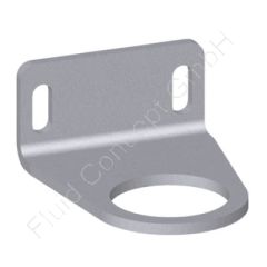 Befestigungswinkel für Wartungsgeräte, Stahl verzinkt, für Gewinde M30 x 1.5, BG0 + BG1, ohne Mutter